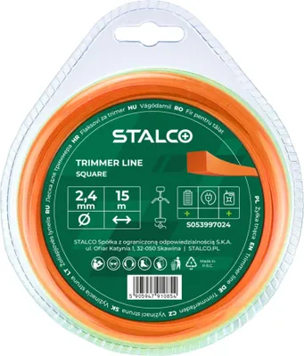 Produktbild von STALCO Quadratische Schneidlinie 2,7 mm x 15 m S053997025