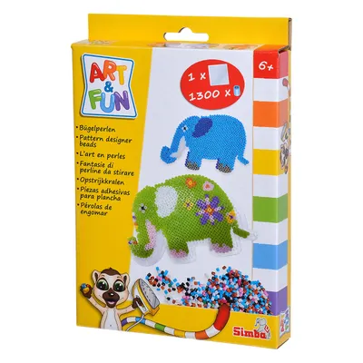 Produktbild von Simba 106376052 A&F Bügelperlen Tiere, 4-sort.