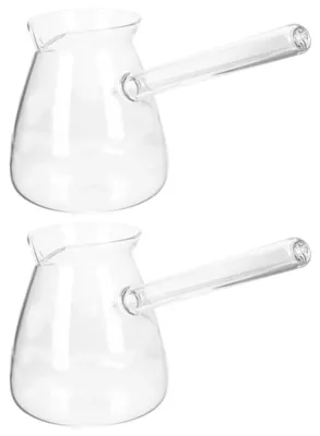 Productafbeelding van Turkse Koffiekan van Glas, 450ml, 2 Stuks