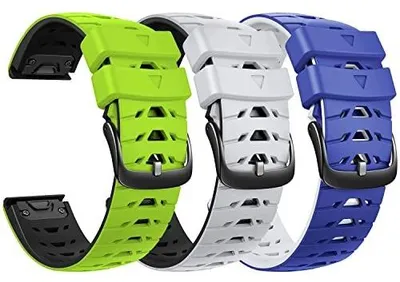 Zdjęcie produktu dla Pasek do zegarka silikonowy garmin fenix 5 6 7 trapezowy