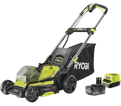 Produktbild von Ryobi RY18LMX40C-150, Schieberasenmäher, 399 m², 40 cm, 2,5 cm, 7,5 cm, 250 m²