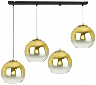Produktbild von Hängelampe Deckenleuchter Golden Lampenschirm 20 cm