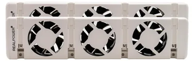 Obrázok produktu pre RealPower HL-2, Elektrický ohrievač s ventilátorom, Vnútorný, Podlaha, Biela, 100 - 240 V, 50/60 Hz