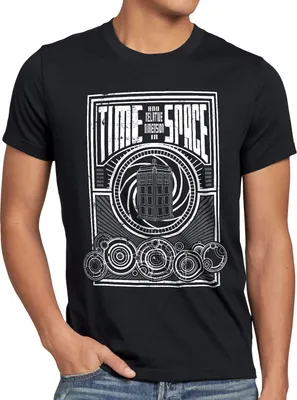 Produktbild von style3 Time meets Space Herren T-Shirt zeitreise timelord notrufzelle