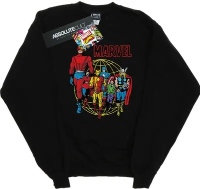 Produktbild von Marvel Comics - "Atlas" Sweatshirt für Herren BI49180 (4XL) (Schwarz)