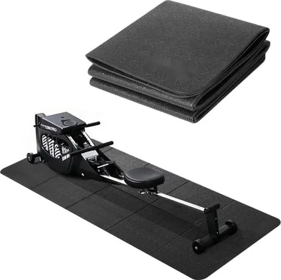Produktbild von Sportgeräte-Bodenschutzmatte - Laufbandmatte - Fitnessgeräte-Matte 61x173cm - Schutz für Bodenbeläge