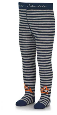 Productafbeelding van Sterntaler baby- en kinderstulpen, model "Bagger", met een elastische comfortboord – wit