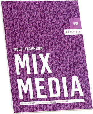 Produktbild von RÖMERTURM Künstlerblock "MIX MEDIA" DIN A4 25 Blatt
