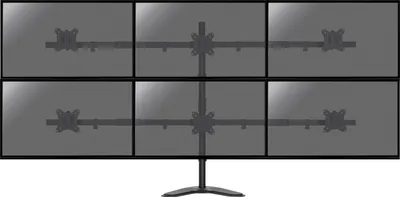 Image de Support de bureau pour 6 écrans moniteurs PC 17"- 32"