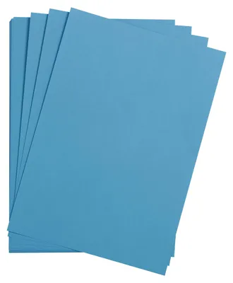 Produktbild von Bastelkarton-Set, 25 Stück, blau, Format A4, 185 g