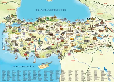 Produktbild von ART PUZZLE Puzzle Türkei: Kulturkarte 260 Teile