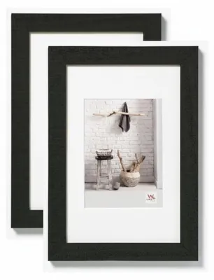 Fotolisten-Set 13x18 cm, Schwarz, 2 Holzrahmen