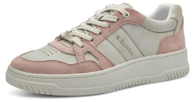 Produktbild von s.Oliver Damen Sneaker flach mit Schnürsenkeln Low Top, Rosa (Rose Comb.), 41 EU