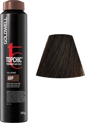 Produktbild von Goldwell Topchic The Browns, Braun, 6BP, Pearly Couture Brown Light, Unisex, 250 ml, Alle Haare
