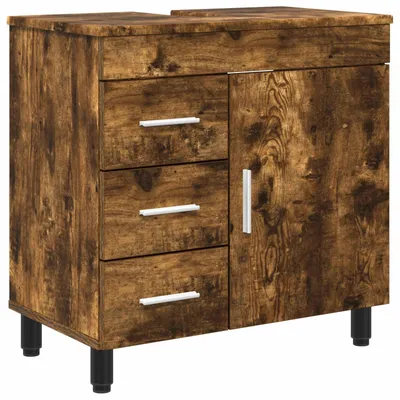 Immagine prodotto di vidaXL Mobile lavabo in rovere affumicato 60 x 35 x 60 cm in materiale composito