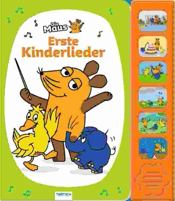 Image de Trötsch Die Maus Livre de sons Premières chansons pour enfants : livre d'activités Livre de sons Livre de chansons Livre de bruits