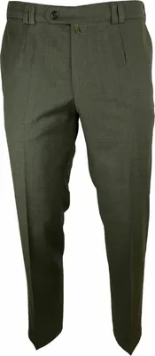 Produktbild von Olivfarbene Stoffhose für Herren