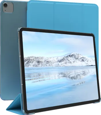 Produktbild von EAZY CASE Smartcase für Apple iPad Air 13 (2024) Tabletcase Bookcover Smart Flipcase magnetisch Blau