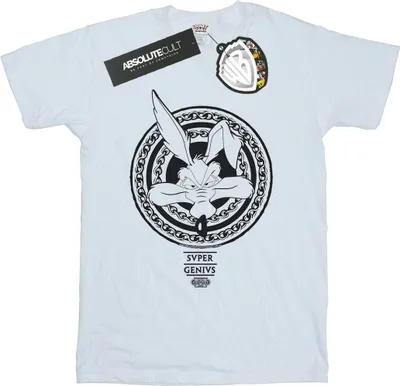 Produktbild von Looney Tunes - "Super Genius" T-Shirt für Damen BI32059 (XXL) (Weiß)