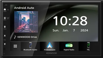Image de Kenwood DMX5023DABS | Récepteur AV multimédia numérique 2-DIN avec écran WSVGA haute résolution de 6,8 pouces