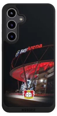 Produktbild von NIVOCASE Handyhülle für Samsung Galaxy S24+  Hülle NIVOpure Case Schwarz Bayer 04 Leverkusen Offizielles Lizenzprodukt Stadion