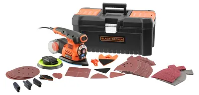 Image de Multiponceuse Autoselect Filaire - 220 W - Vitesse max 3000 trs/min - 21 accessoires - Livrée en boite à outil (KA280LKA-QS)