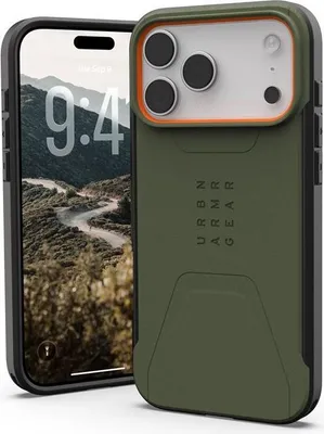Obrázek produktu pro Urban Armor Gear Civilian, Obal, Apple, iPhone 17 Pro Max, 17,5 cm (6.9"), Olivový, Oranžová