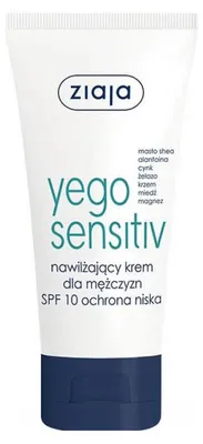 Produktbild von Ziaja YEGO Sensitiv Feuchtigkeitscreme LSF 10 50 ml / 8177