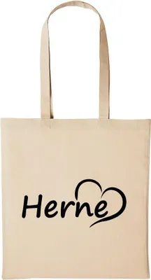 Produktbild von Huuraa Baumwollbeutel Herne Geschenk Einkaufstasche Natural 10 Liter Baumwolle Herne Accessoire