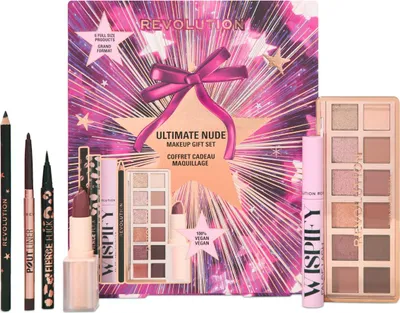 Zdjęcie produktu dla Revolution zestaw prezentowy Ultimate Nude Makeup Gift Set makijaż