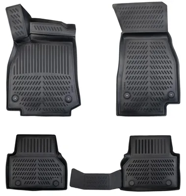 Obrázok produktu pre Sada, 4 ks – 3D gumové rohože do interiéru z TPE gumy, séria X, pre Audi A6 (C8) 2018+