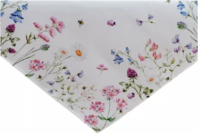 Produktbild von Tischdecke Tischläufer mit Druck Blumenwiese 110 x 110 cm