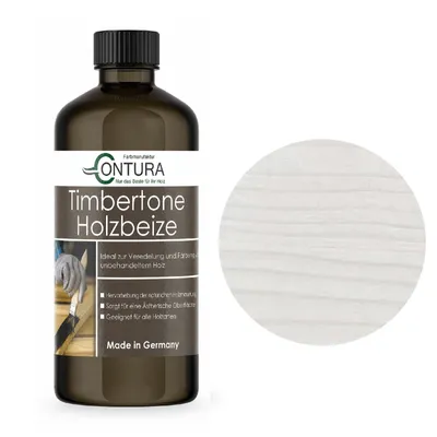 Produktbild von Contura Holzbeize 500ml Holzfarbe Tischler Positiv Beize Holz Farbe Wasserbeize Parkett - Weiß