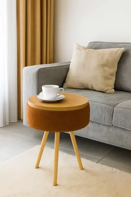 Produktbild von Skye Decor, Hochwertiger Nesting Tisch (3 Teile) - Saphir Eiche, 100% Melamin | 12345