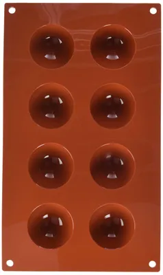 Produktbild von silikomart | SF004 Silikonform für Monoportionen SEMISFERA, antihaftbeschichtet,