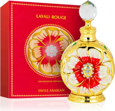 Image de Huile parfumée Swiss Arabian Layali Rouge 15 ml W