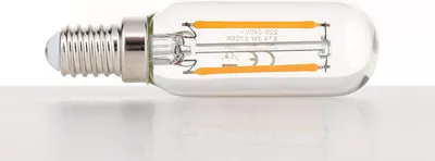 Produktbild von LED E14/T25 Röhrenlampe, Lampe, Leuchtmittel, Ersatzglühbirne, Ersatzteil, 3 Watt, 330 Lumen, 2700 Kelvin, warmweiß, klar, nicht dimmbar
