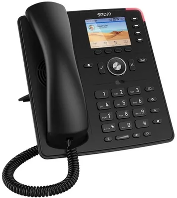 Immagine prodotto di Snom D713, telefono IP, nero, ricevitore con cavo, TFT, Gigabit Ethernet