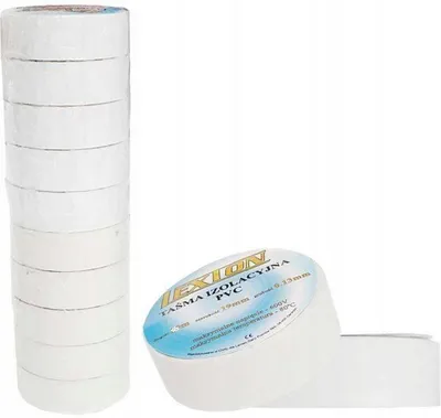 Produktbild von LEXTON Isolierband Weiß 25m Rolle