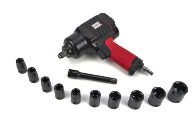 Productafbeelding van HBM professionele slagmoersleutelset, 1/2 inch, van composietmateriaal, 800 Nm