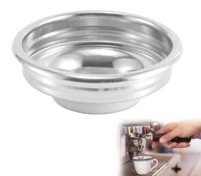 Image de Filtre pour porte-filtre - 1 tasse, sans pression - en acier inoxydable - 58 mm