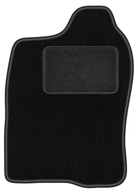 Produktbild von Fahrermatte Velours für Suzuki Jimny 1998-2007 (SUV) – 1-tlg, Schwarz, passgenau – Wielganizator LUX