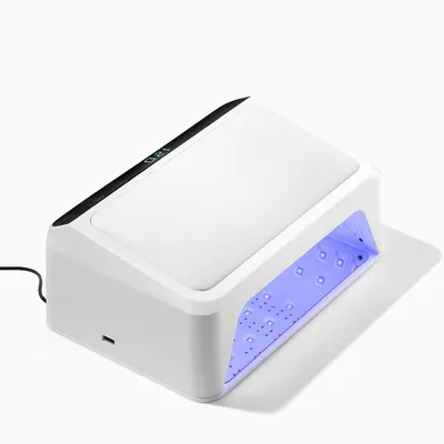 Produktbild von 72W LED UV Nagellampe – Professionelle Maniküre Lampe mit 60 Perlen, LCD Display, 4 Timer, Infrarotsensor für Hände & Füße