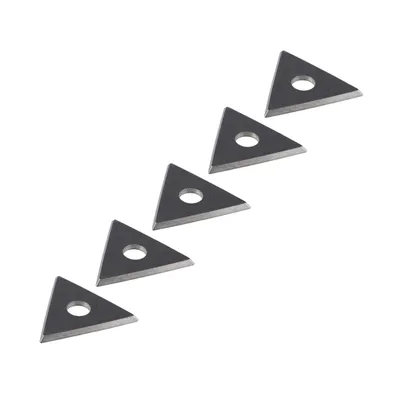 Immagine prodotto di Cut360 lame di ricambio di precisione, 25 mm, triangolari, raschietto per vernici 625 + 448 di alta qualità per rimuovere senza fatica i residui di vernice