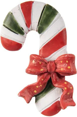 Immagine prodotto di Clayre & Eef 6PR6152 Magnete 5x1x9 cm Rosso Bianco