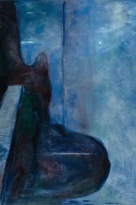 Zdjęcie produktu dla Edvard Munch Art Print Obraz - Gwiaździsta noc, 1893 (120 x 180 cm)