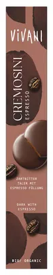 CZEKOLADKI GORZKIE Z NADZIENIEM ESPRESSO BIO 100 g - VIVANI
