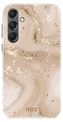 Produktbild von MIO Handyhülle für Samsung Galaxy S24 Plus MagSafe Hülle Hardcase Backcover - Gold Marble