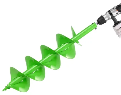 Immagine prodotto di Coclea di terra VEVOR per macchina perforatrice, coclea da giardino Ø 20x79 cm, compatibile con coclee da 20 mm di diametro interno, coclea per pali, accessori per coclea per escavatori da giardino