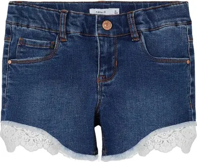 Produktbild von Name It Salli Taha 2629 Kurze Jeans Blau 8 Years Mädchen Blau 8 Years